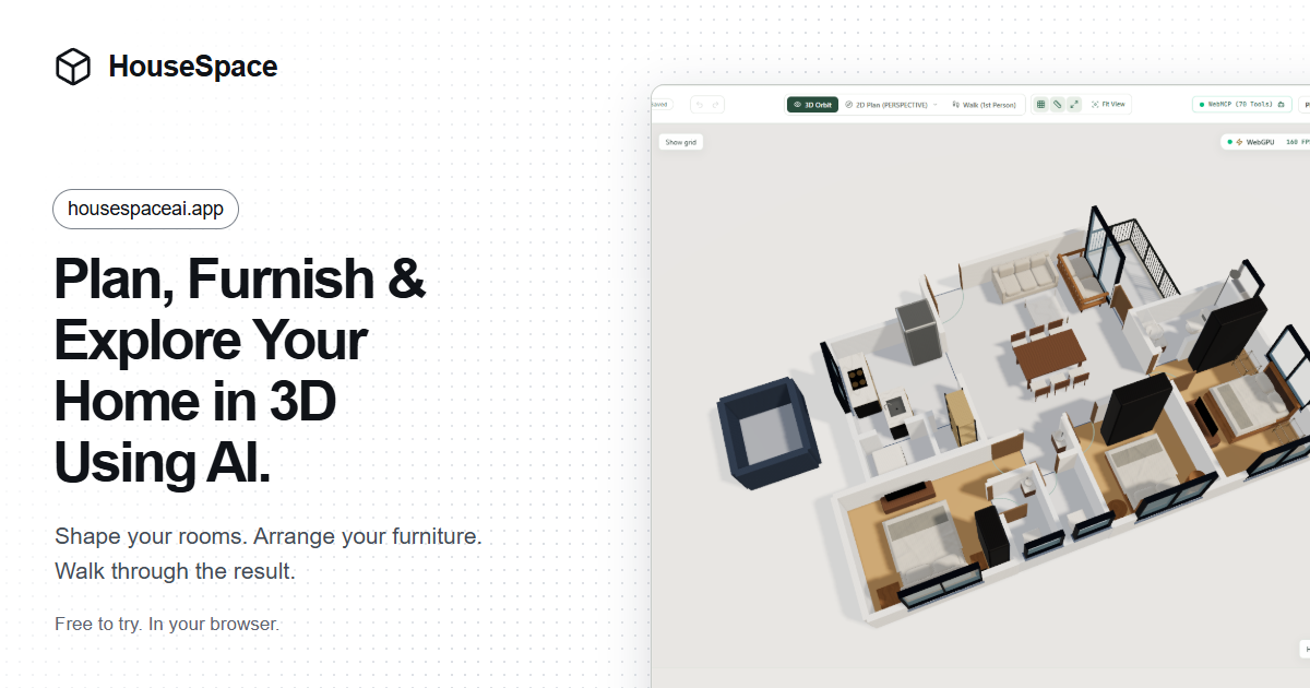 HouseSpace | Free Home Planning & 3D Design Tool
